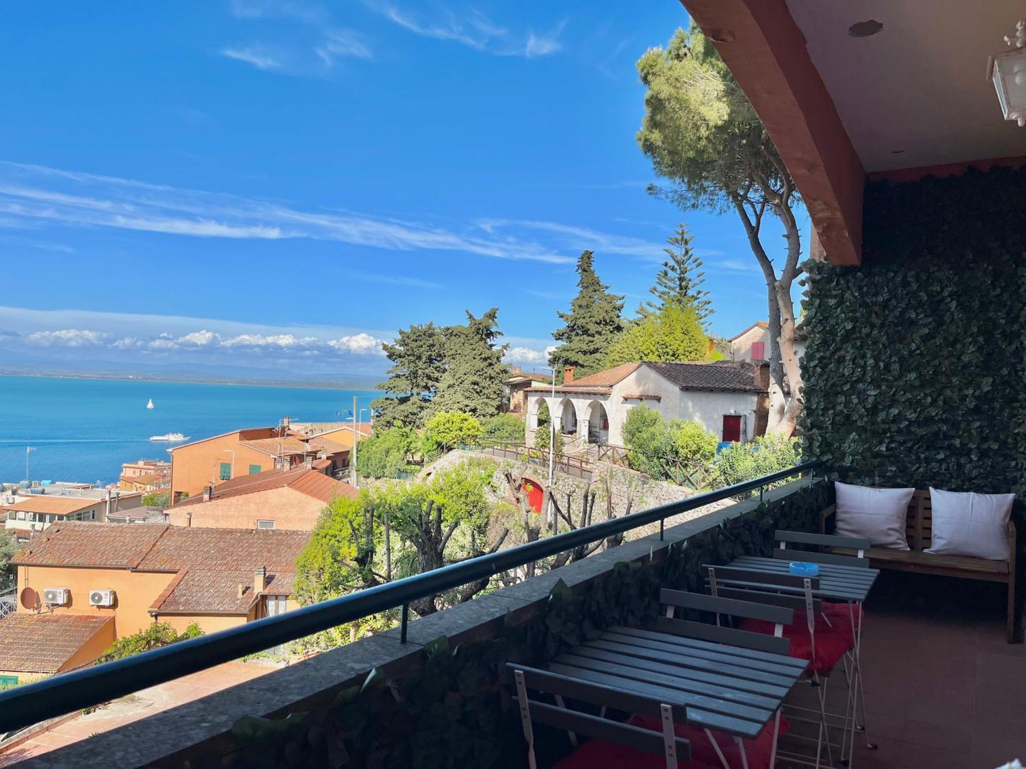 Porto Santo Stefano Vista Mare + Parcheggio Gratuito Appartement Buitenkant foto