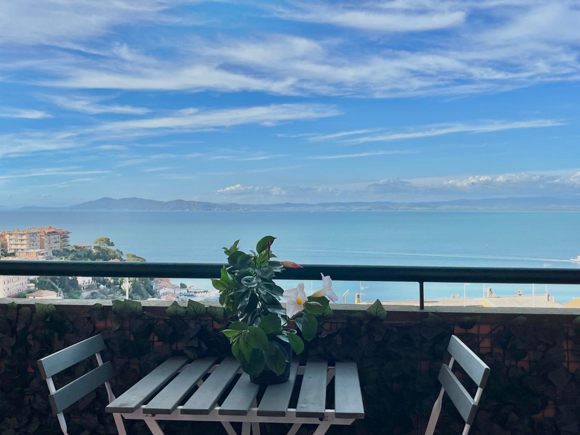 Porto Santo Stefano Vista Mare + Parcheggio Gratuito Appartement Buitenkant foto